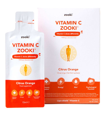 Liquid sachets with liposomal vitamin C in orange flavor 14 pcs. - zooki 5