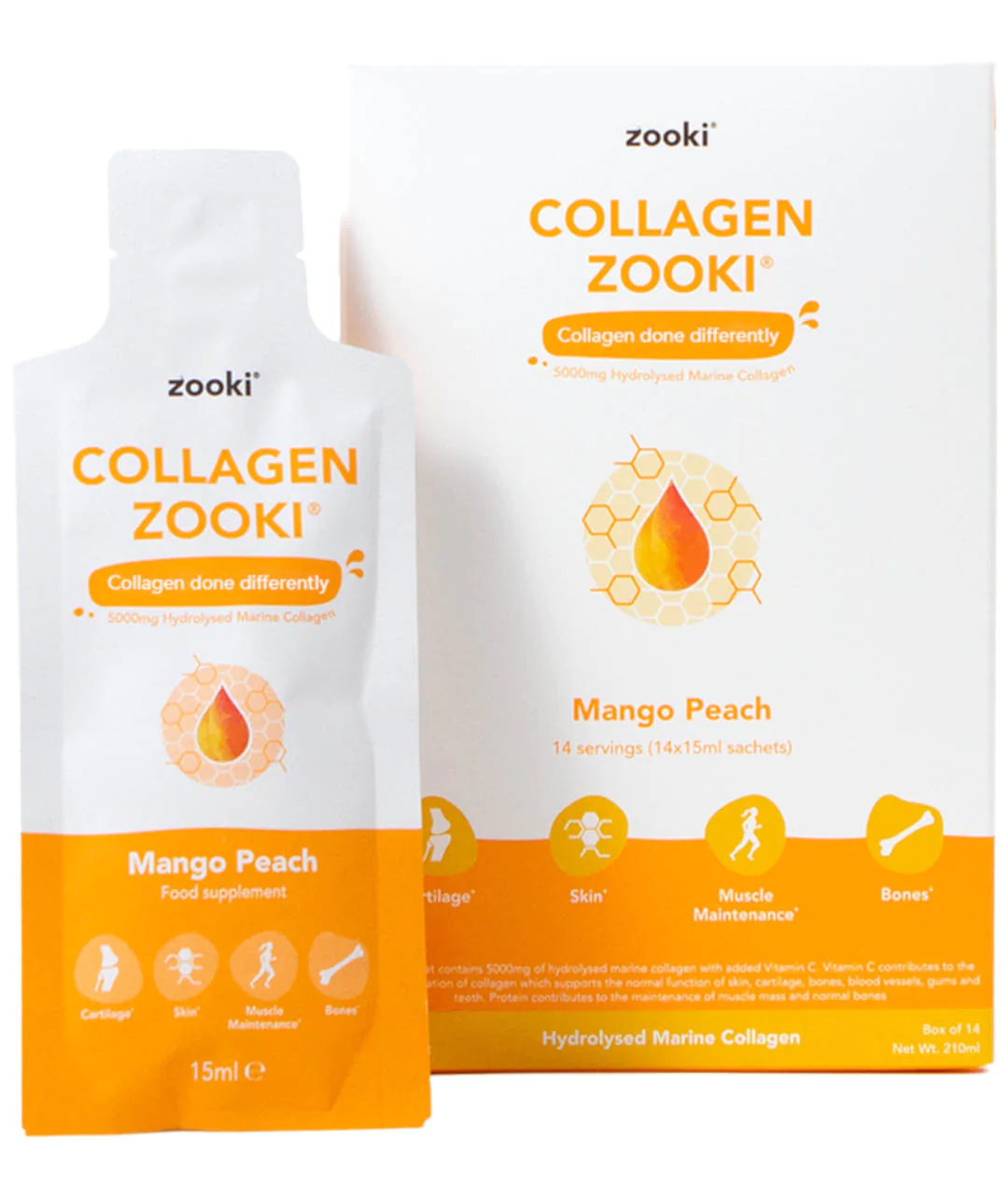 Collagen Mango Peach 14-Pack  opakowanie
