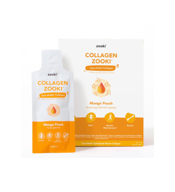 Liquid collagen sachets with mango flavor 30 pcs. - zooki 1