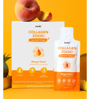 Liquid collagen sachets with mango flavor 30 pcs. - zooki 4
