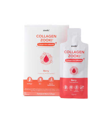 Liquid collagen sachets with berry flavor 14 pcs. - zooki 1