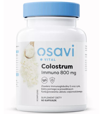 Suplement diety Colostrum Immuno (Vital), 800mg - 60 kapsułek zbliżenie