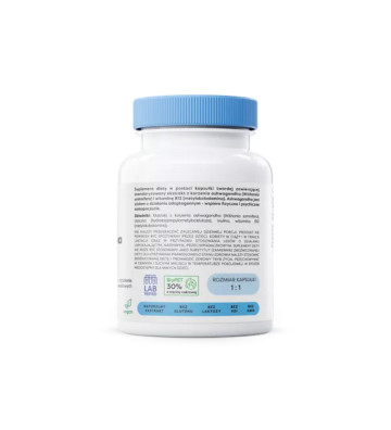 Dietary supplement Ashwagandha Extra (Vital), 400mg - 60 vegan capsules - Osavi 2