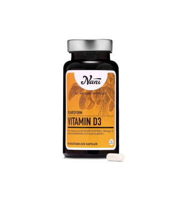 Suplement diety Witamina D3 w formie roślinnej 90 kapsułek - Nani