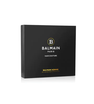 Zestaw dla mężczyzn 2 Signature Men`t Giftset szampon+odżywka+kuracja pogrubiająca włosy - Balmain Hair Couture 2
