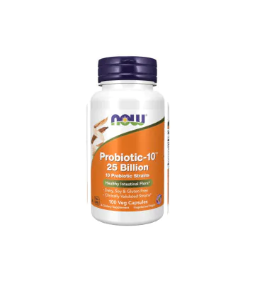 Probiotic-10™ 25 Billion 100 szt. - NOW Foods 1
