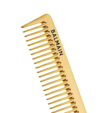 Gold shearing comb - Balmain Hair Couture 3