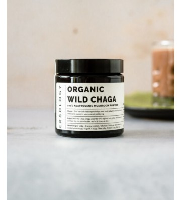 Organiczna Chaga w proszku (Organic Wild Chaga) 50 g  opakowanie