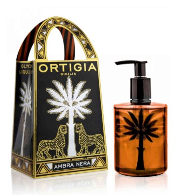 Ambra Nera liquid glycerin soap 300 ml. - Ortigia Sicilia 2