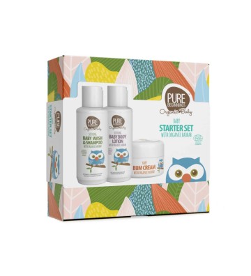 Zestaw Kosmetyków Dla Dzieci z Organicznym Baobabem (Baby Gift Set) - Pure Beginnings