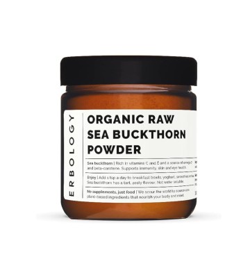 Organic sea buckthorn powder (Raw Sea Buckthron powder) 35 g - Erbology 1