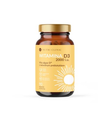 Vitamin D3 from algae 90 capsules - Nutri Clinic