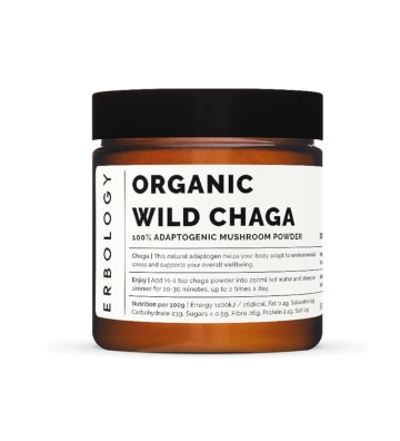 Organic Wild Chaga powder (Organic Wild Chaga) 50 g - Erbology 1