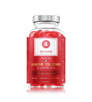 Jelly with Marine Collagen x Biotin x Zinc 600mg (Juicy Watermelon flavor) 60 gels - The Collagen Company 6