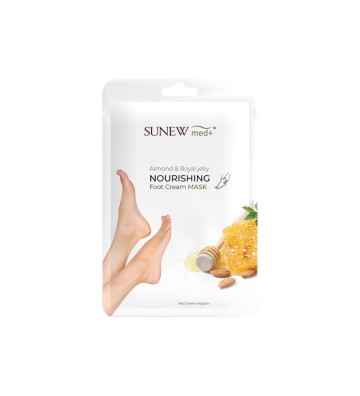 Foot mask with sweet almond oil and royal jelly - Sunewmed+ 1