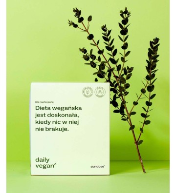Daily Vegan - Suplement diety dla wegan 30 szt. pomarańcz - Sundose 2