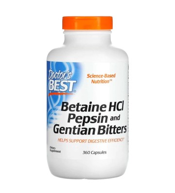 Betaine HCL, Pepsin and Bitterroot 360 szt. - Doctor's Best 3