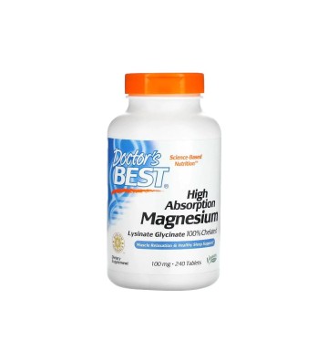 Wysoko przyswajalny magnez 100 mg 240 szt. - Doctor's Best 1