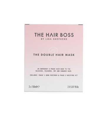 Keratynowa maska o podwójnym działaniu The Double Hair Mask 2x 150ml - The Hair Boss 1