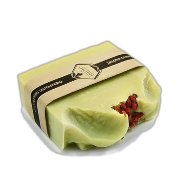 Green medicinal clay soap 100g