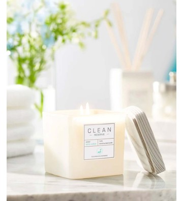 Clean Space Warm Cotton soy scented candle 227g - Clean Reserve 2