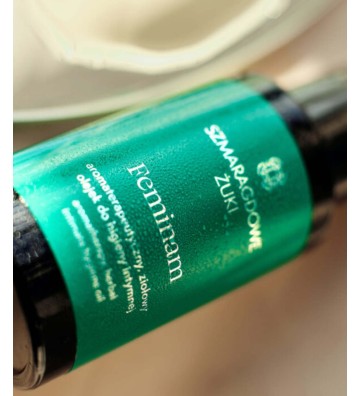 Feminam - aromatherapeutic, herbal intimate hygiene oil 50ml - Szmaragdowe Żuki 2