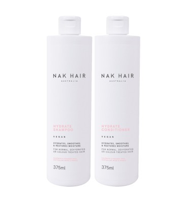 Hydrate - Strengthening and smoothing set 375ml+375ml+150ml - Nak Haircare 2