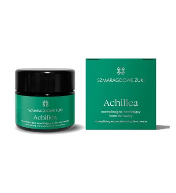 Achillea - Normalizująco-nawilżający krem do twarzy 50 g - Szmaragdowe Żuki 4