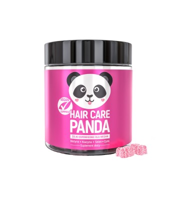 Suplement diety Hair Care Panda formie żelek 60 szt. - Noble Health 1