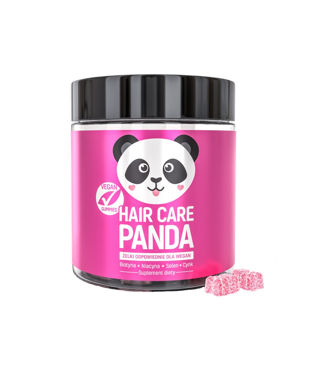 Suplement diety Hair Care Panda formie żelek 60 szt.