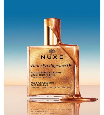 Huile Prodigieuse® Or Dry skincare oil with golden particles 50ml - Nuxe 2