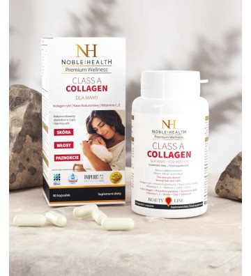 Class a Collagen dla Mamy - Suplement diety z kolagenem 90 szt. - Noble Health 2