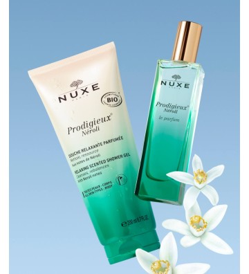 Prodigieux® Neroli Shower Gel 200 ml view with perfume