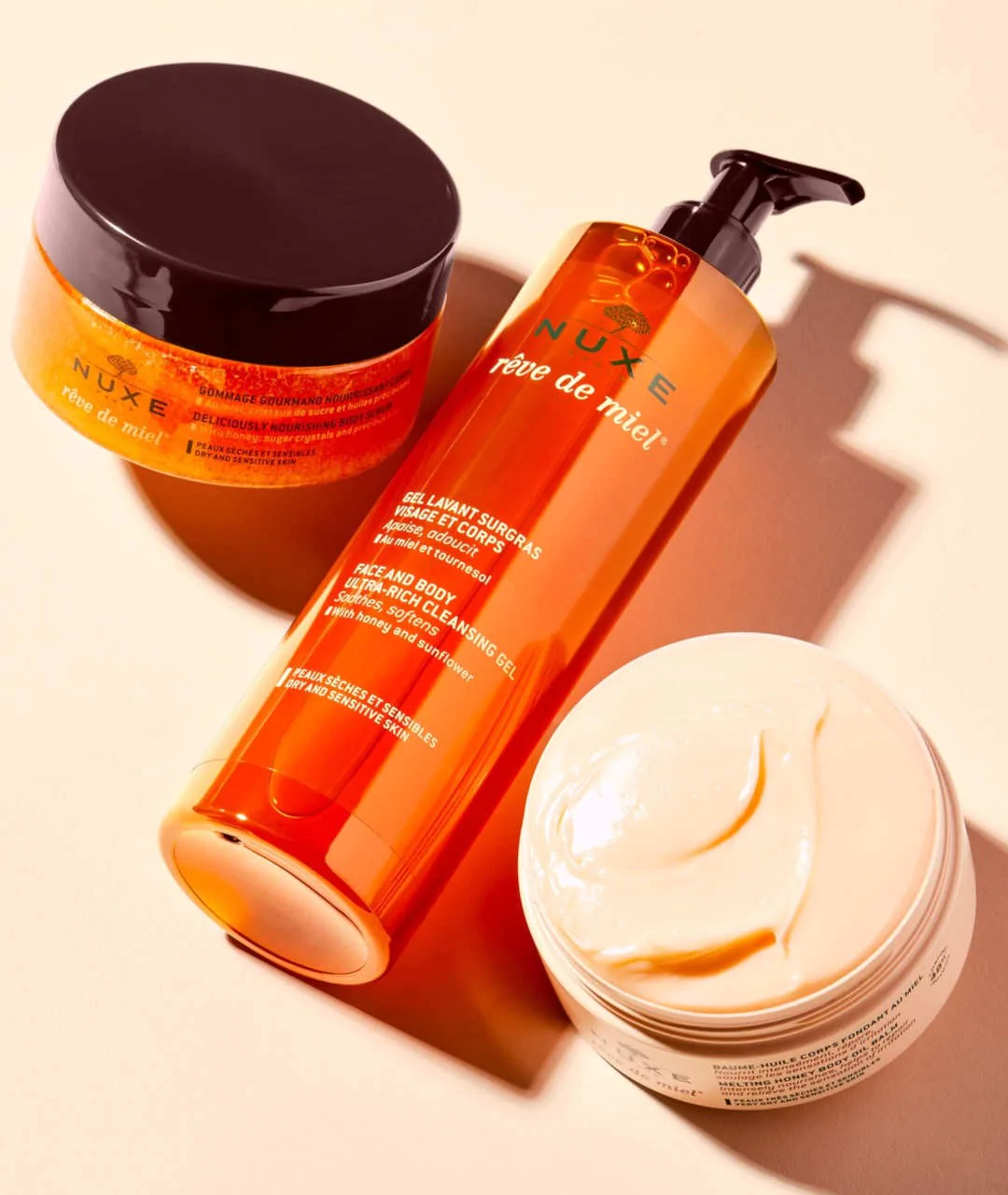Rêve de Miel® Odżywczy peeling do ciała 175 ml aranżowane