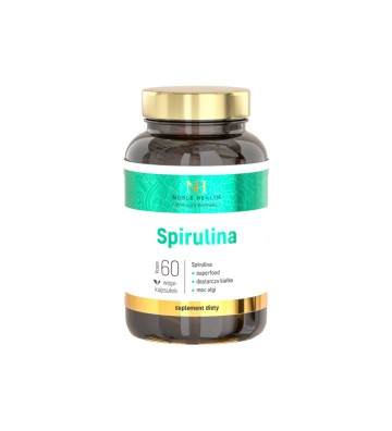 Spirulina - Suplement diety bogaty w białko 60 szt. - Noble Health 1