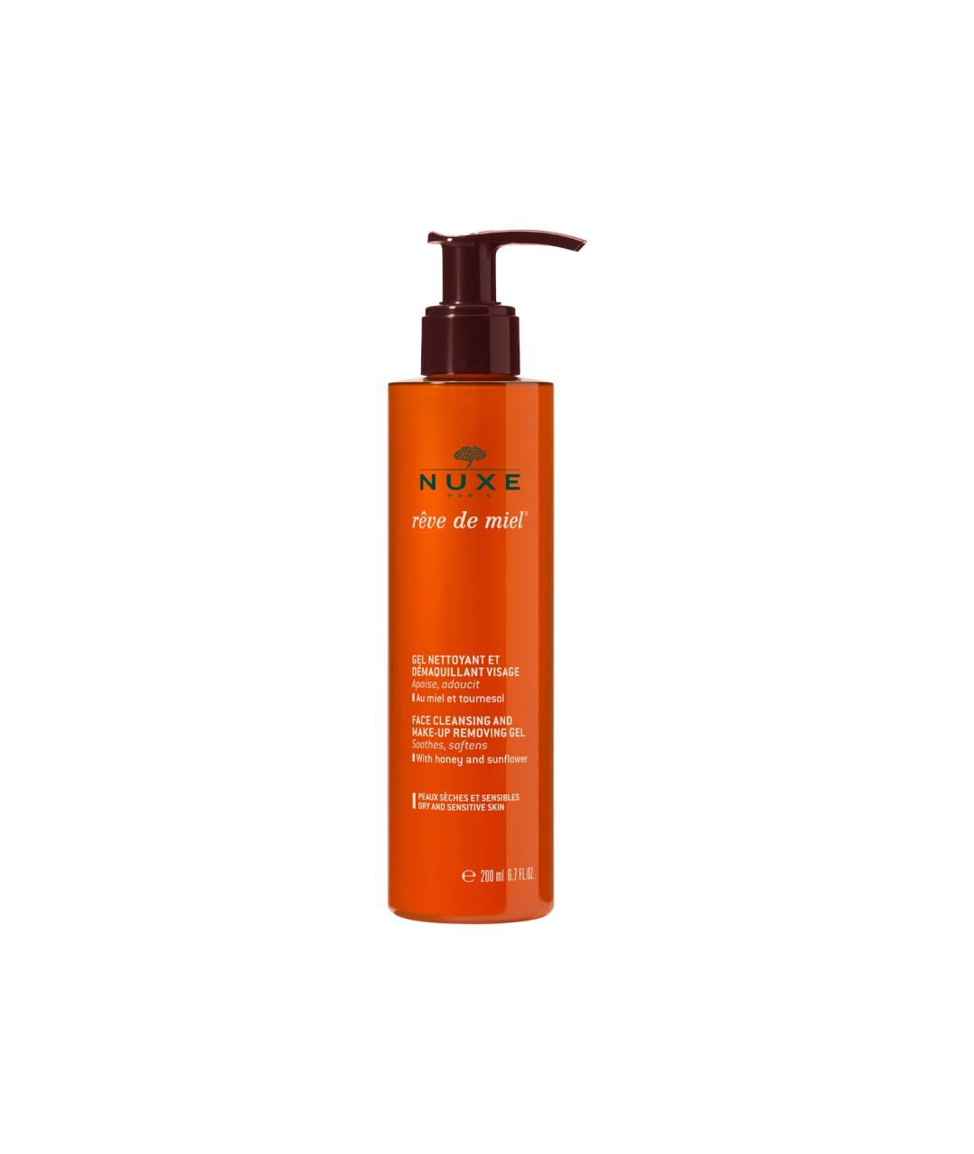 Rêve de Miel® Face Wash and Makeup Remover Gel 200 ml Rêve de Miel® Face Wash and Makeup Remover Gel 200 ml