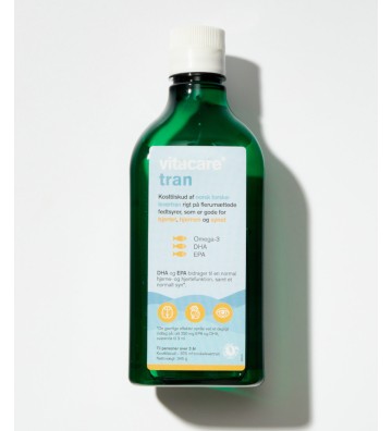Suplement diety Cod Liver Oil 375 ml bezsmakowy - Vitacare 2