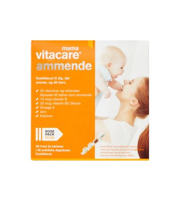 Suplement diety Mama Breastfeeding+ Omega 3 30 dawek - Vitacare 1