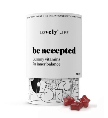 Be Accepted - Suplement diety wspierający dobre samopoczucie w formie żelek 60 szt. - Vely 2
