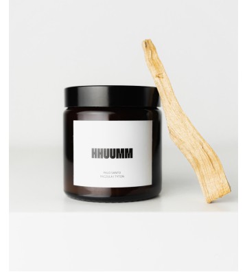 Soy candle - palo santo, patchouli and tobacco 120ml - HHUUMM 3