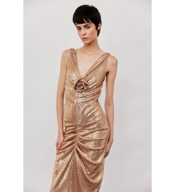 Sukienka Veronica Champagne Gold - JEMIOL x THEGLOOW.COM