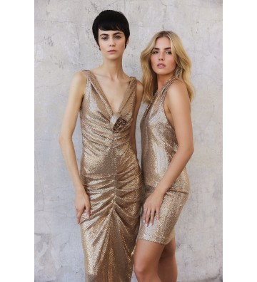 Veronica Champagne Gold dress - PRE-SALE - JEMIOL x THEGLOOW.COM 5