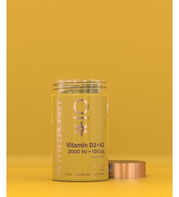 Vitamin D3 + K2 - Żelki z witaminami 60 szt. - Nutriburst 4