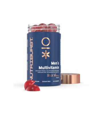 Men's Multivitamin - Żelki multiwitaminowe dla mężczyzn 60 szt. - Nutriburst 3