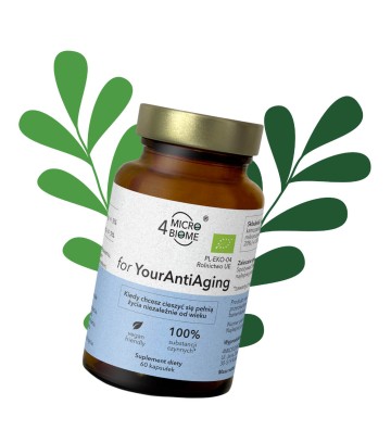 For YourAnti Aging - Suplement diety wspomagający antyoksydację 60 szt. - For Microbiome 3