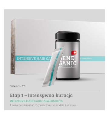 Intensive Hair Care Powershots - Kuracja odbudowująca włosy 20 saszetek - Beneganic 4