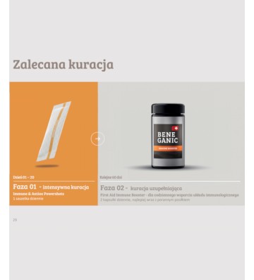 Immune & Antiox Powershots - Kuracja wzmacniająca odporność 20 saszetek - Beneganic 5