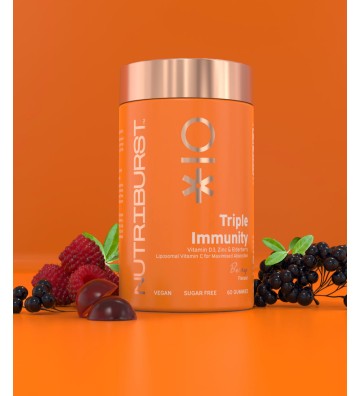 Triple Immunity - Żelki wspierające odporność 60 szt. - Nutriburst 1