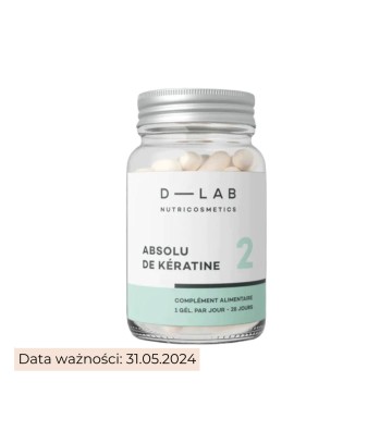 Czysta Keratyna - Suplement diety na wzmocnienie włosów 28 kapsułek - D-LAB 1