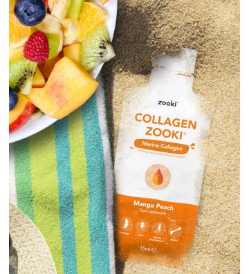 Liquid collagen sachets with mango flavor 14 pcs. - zooki 2